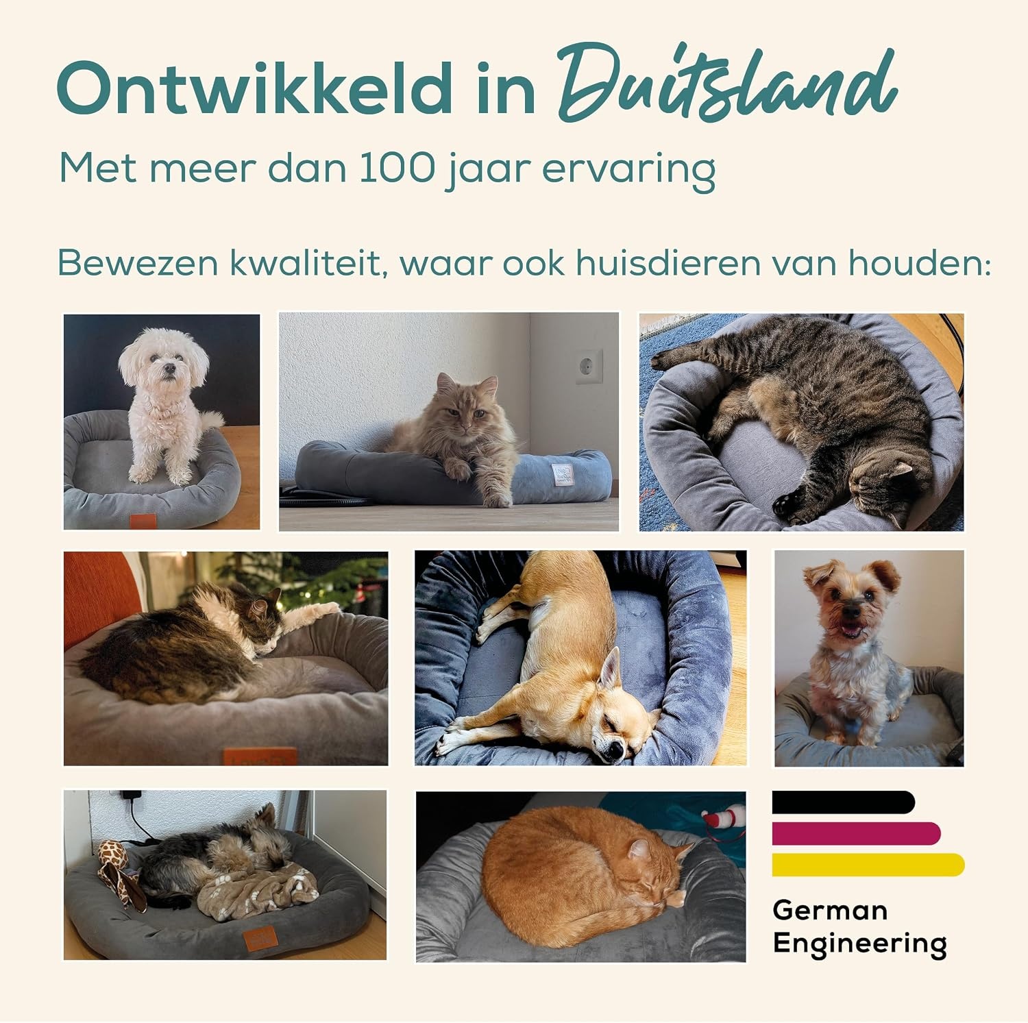Elektrisch Verwarmd Huisdierbed 34% Korting - 58x50 cm
