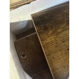 VidaXL Schoenenkast Bewerkt Hout Gerookt Eiken 59x17x81 cm (L)
