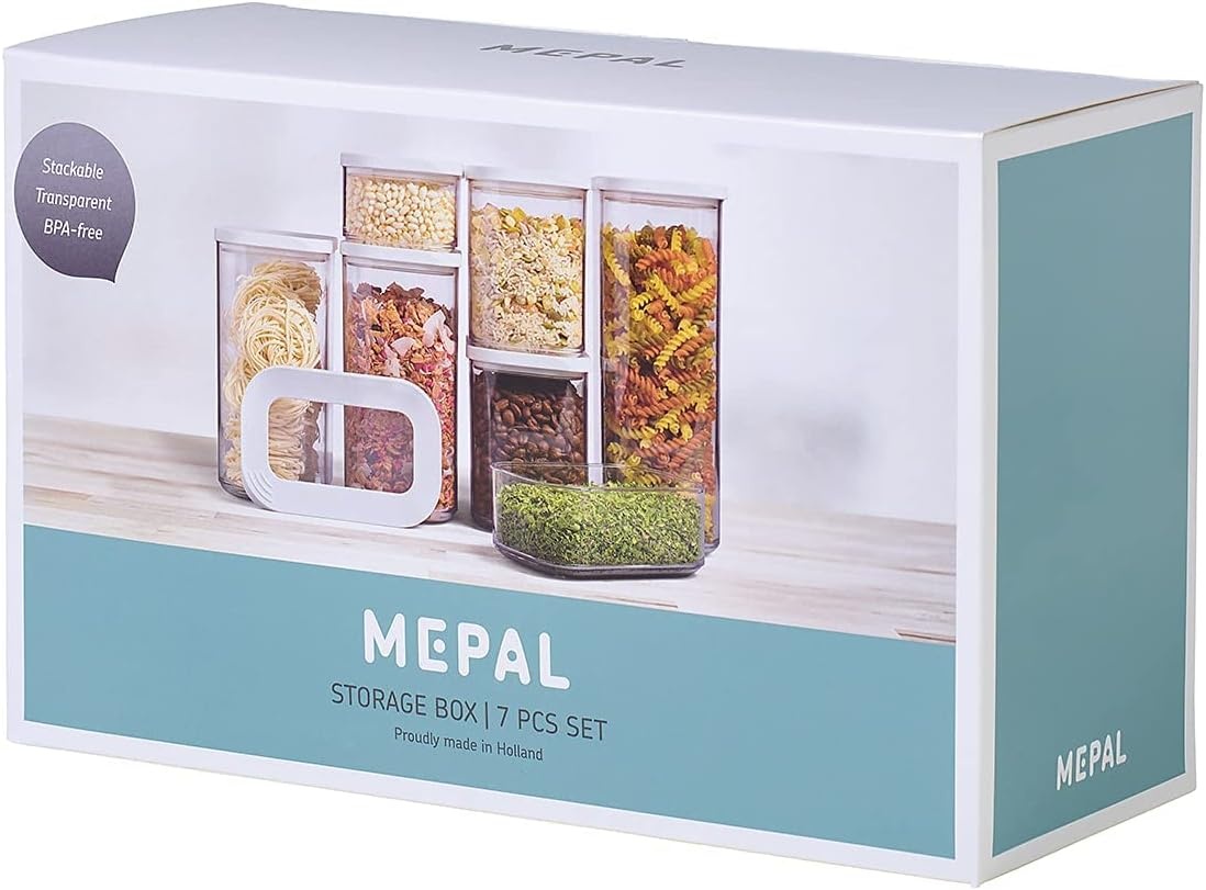 Mepal Modula Bewaardozen Set 7-delig Wit - 33% Korting