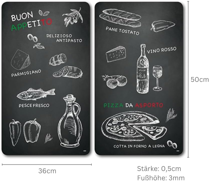 Kesper Glas Plaat Set (2 stuks) - 37% Korting
