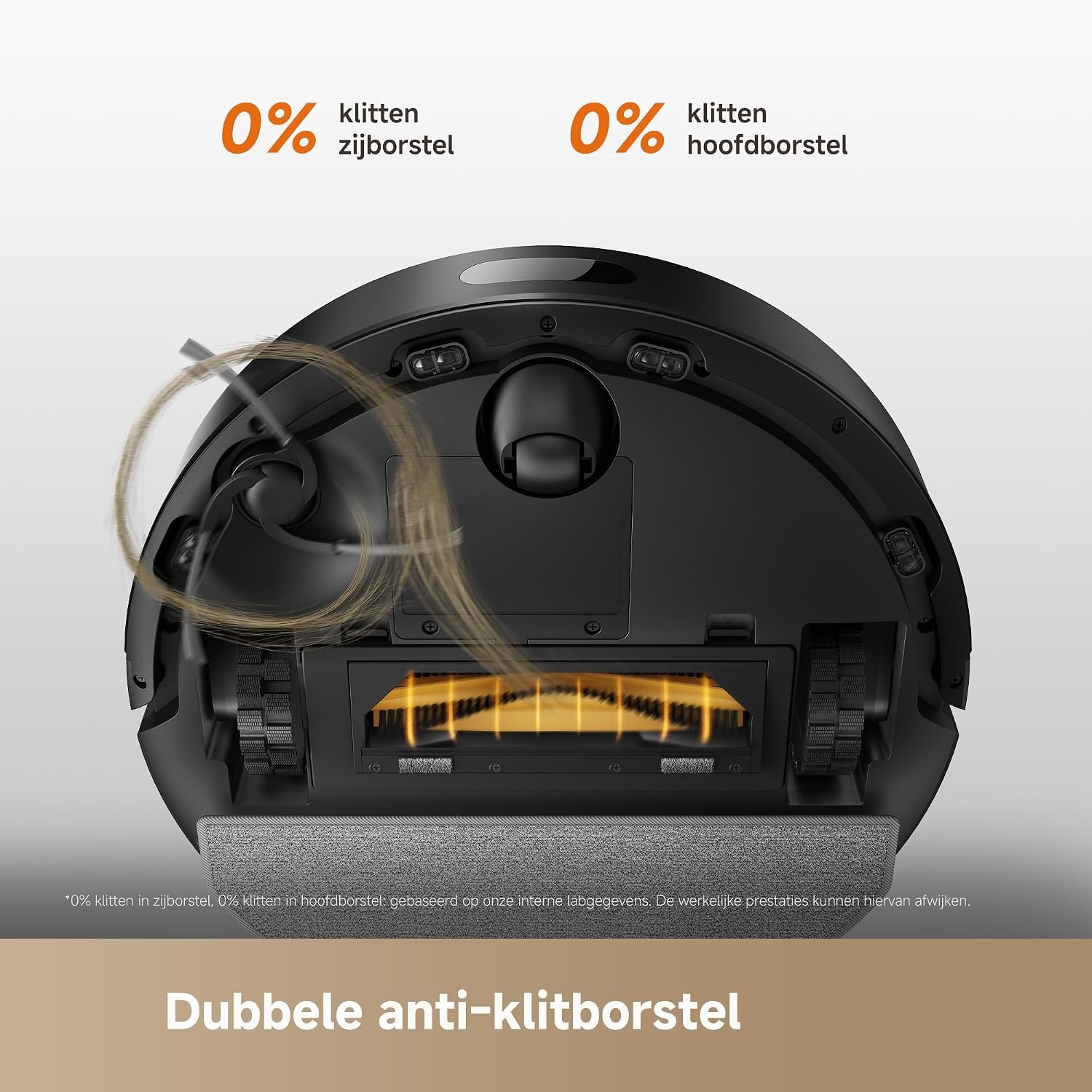Robotstofzuiger D20 Air Plus: 20.000 Pa, Zuigen & Dweilen, Zelflegende Dock - 35% Korting
