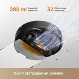 Robotstofzuiger D20 Air Plus: 20.000 Pa, Zuigen & Dweilen, Zelflegende Dock - 35% Korting