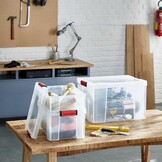 Set van 3 SUNDIS Clip'N Store Opbergboxen (27L) - 58% Korting!