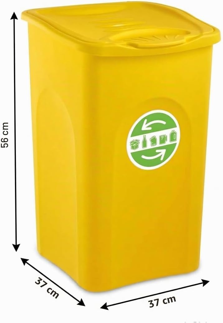 Stefanplast Begreen Bin, 50 L, Geel
