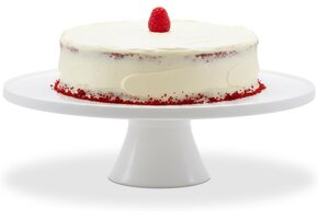 Witte Keramische Taartstandaard met Voet - 32% Korting!