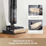Dreame H12 Pro Ultra Draadloze Steelstofzuiger en Dweil - 16.000 Pa - Zwart