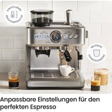 Chefman Crema Supreme Espressomachine met Geïntegreerde Molen - RVS