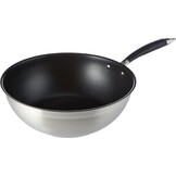 Amazon Basics Wokpan, 28 cm, zwart