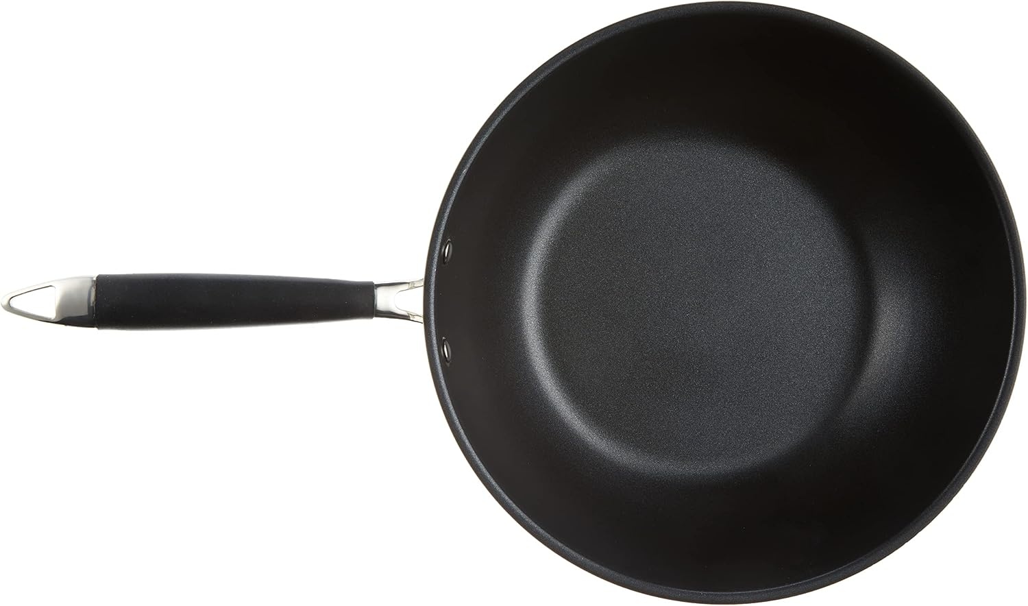 Amazon Basics Wokpan, 28 cm, zwart