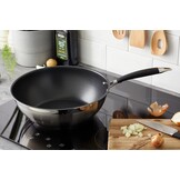 Amazon Basics Wokpan, 28 cm, zwart