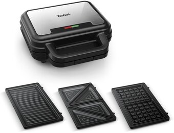Tefal UltraCompact 3in1 wafelijzer, tosti-ijzer en contactgrill 700W SW383D
