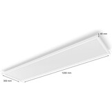 Philips Hue Surimu LED Paneel 120x30 cm - Wit - Slimme plafondlamp