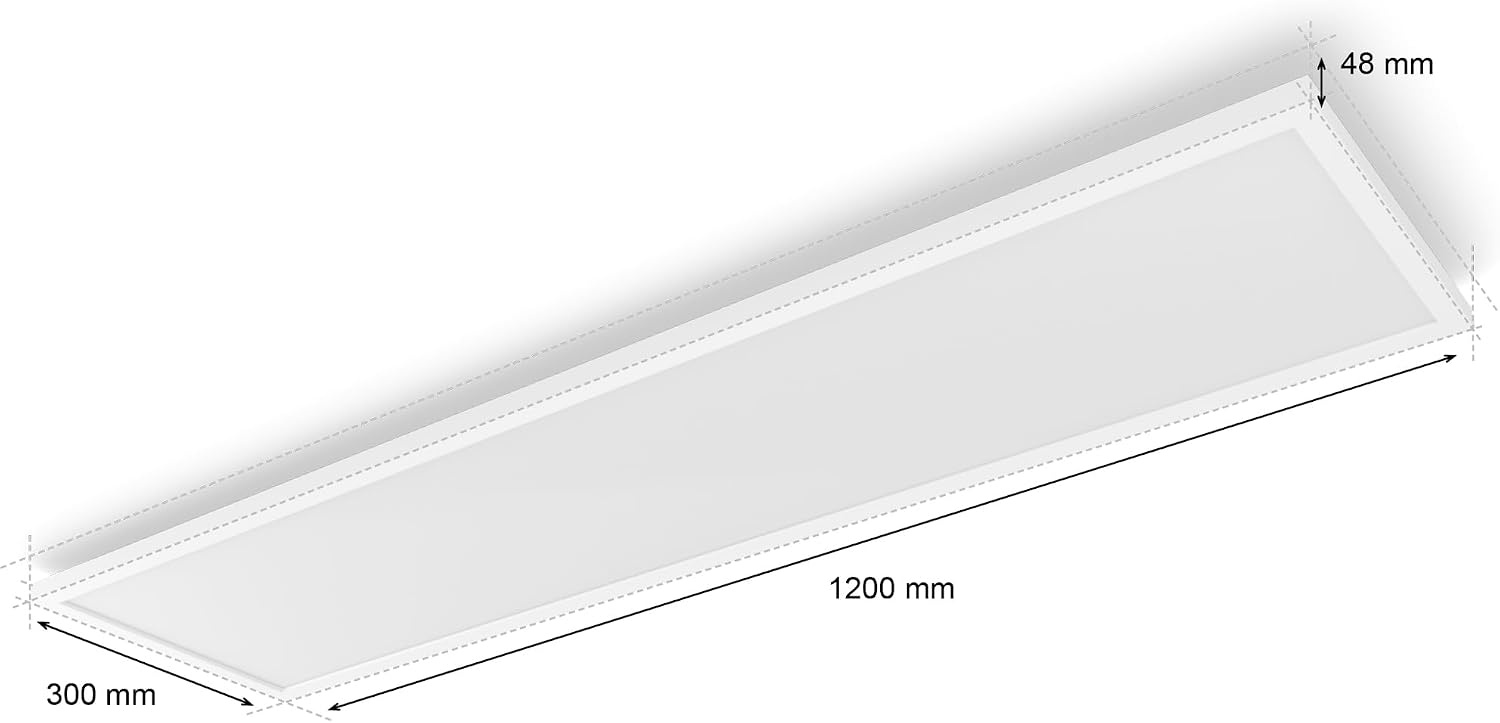 Philips Hue Surimu LED Paneel 120x30 cm - Wit - Slimme plafondlamp
