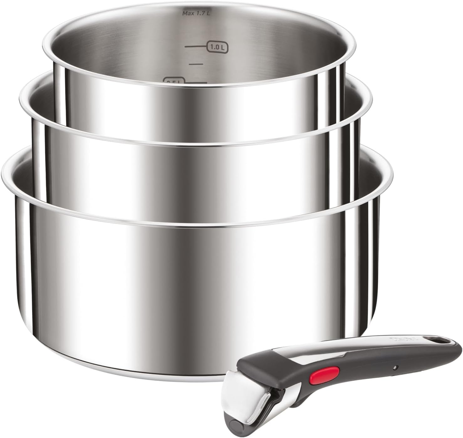Tefal Ingenio Pannenset 3-delig met Afneembare Handgreep - 54% Korting