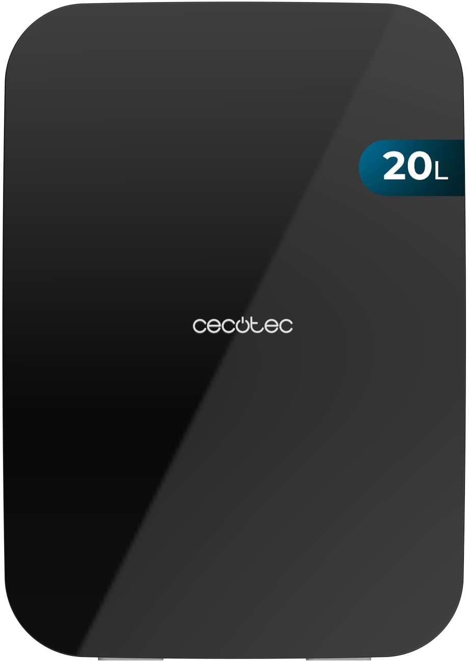 Cecotec Bolero MiniColing MiniColing Mini-koelkast, 20 l, Bahamas Black, inhoud 20 l, werking 12-220 V, geschikt voor auto's en caravans, koud- en warmfunctie, temperatuur instelbaar van 7 °C tot 65 °