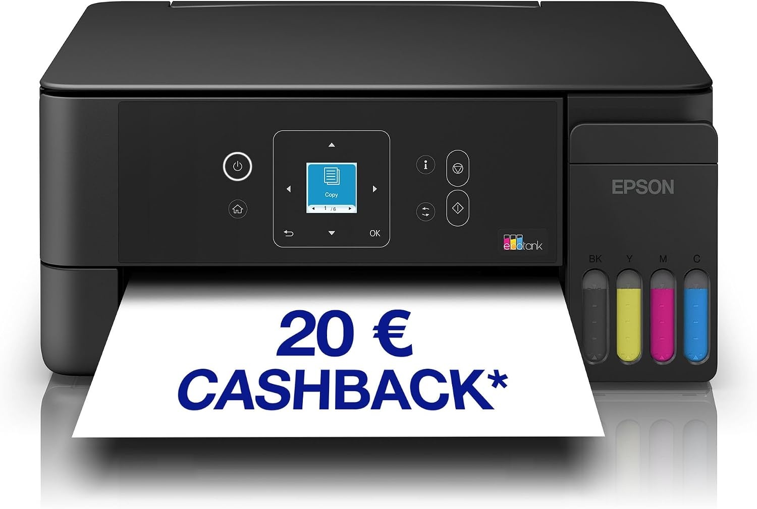 Epson EcoTank ET-2922 Multifunctionele Printer - Zwart - Inkt voor 3 jaar