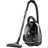 AEG Stofzuiger met Zak, VX7-2-X-Nieuwe technische versie, Zuigkrachtregeling, Parkeerfunctie, 3in1 multifunctioneel mondstuk, Hygiënefilter wasbaar, 70 dB, Zwart