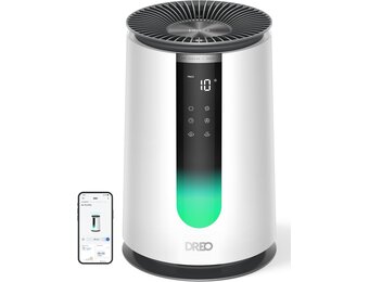 DREO Luchtreiniger voor mensen met allergieën 338S met 3-in-1 HEPA-filter