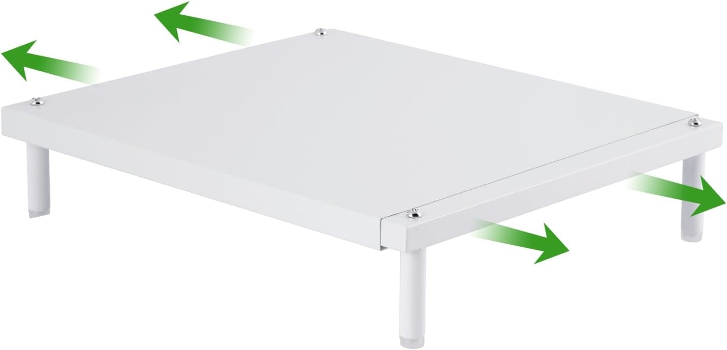YUCHENGTECH Kookplaat Beschermer van Koolstofstaal Kookplaatafdekplaat Afdekkingen voor keramische kookplaten,34 x 8 x 37-62 cm,Wit