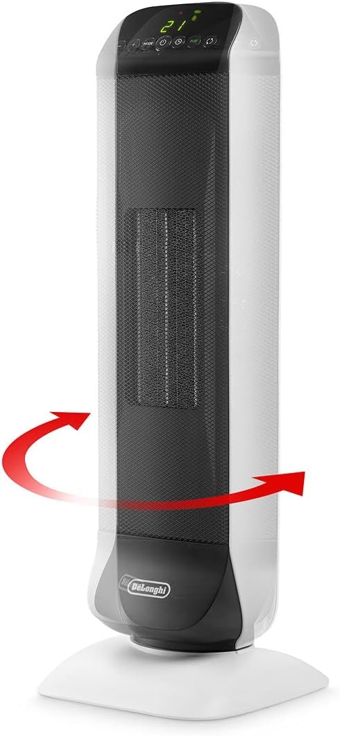 De'Longhi HFX25S20 Keramische Torenverwarming 2000 Watt - Zwart