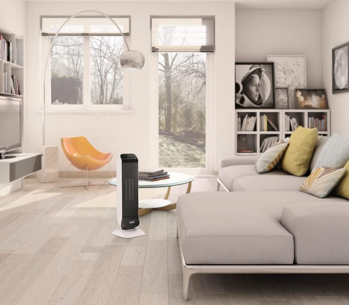 De'Longhi HFX25S20 Keramische Torenverwarming 2000 Watt - Zwart