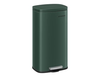 SONGMICS keukenprullenbak, 30 liter, met softclose deksel en binnenemmer