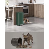 SONGMICS keukenprullenbak, 30 liter, met softclose deksel en binnenemmer