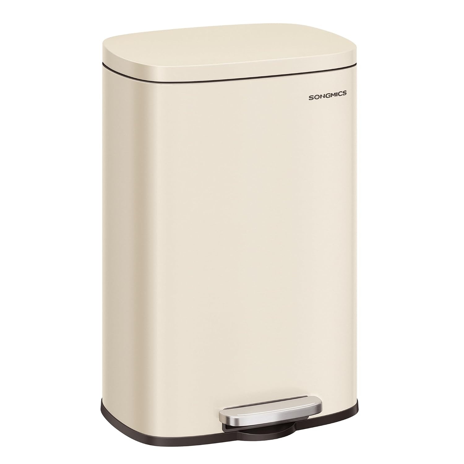 SONGMICS keukenprullenbak, 30 liter, met softclose deksel en binnenemmer