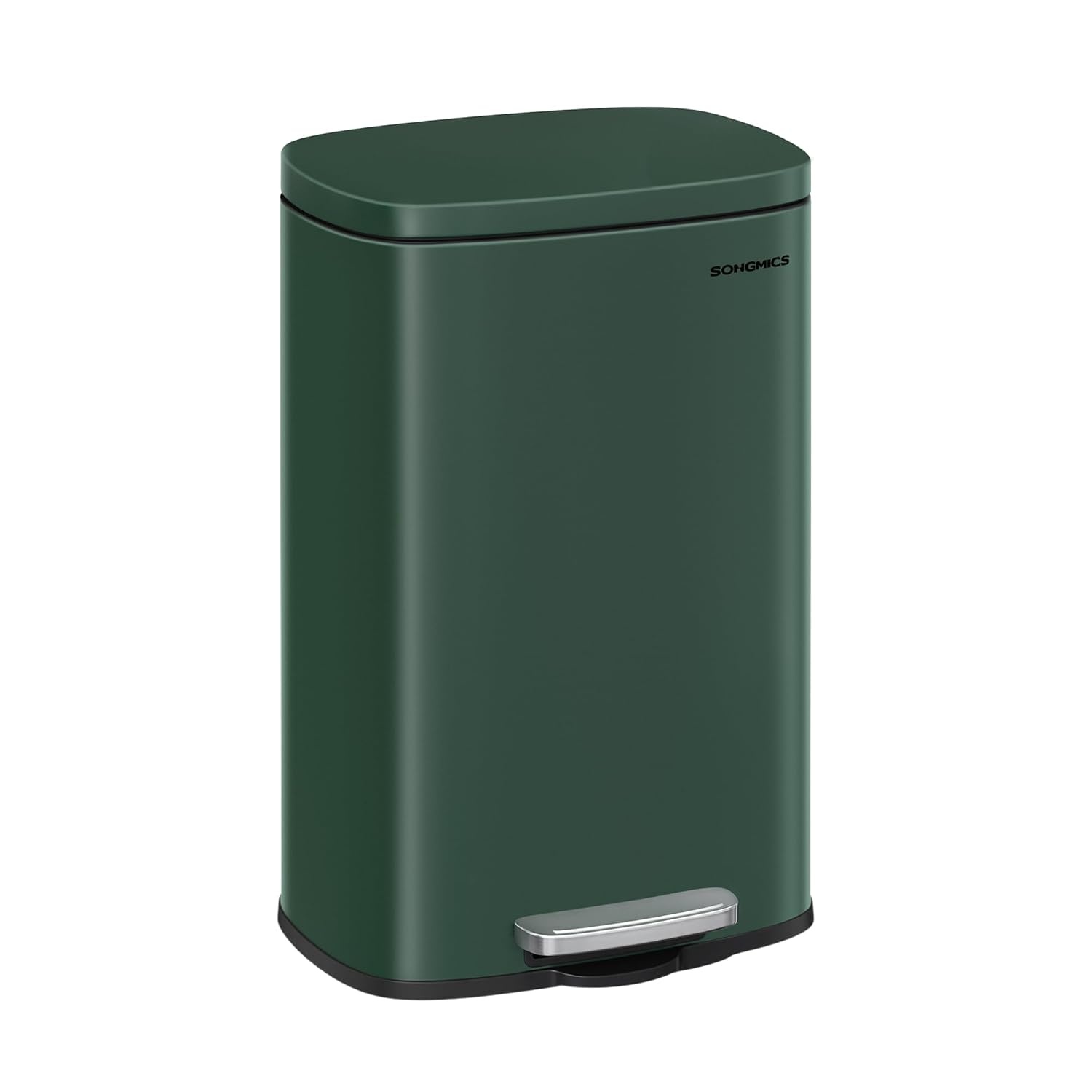 SONGMICS keukenprullenbak, 30 liter, met softclose deksel en binnenemmer