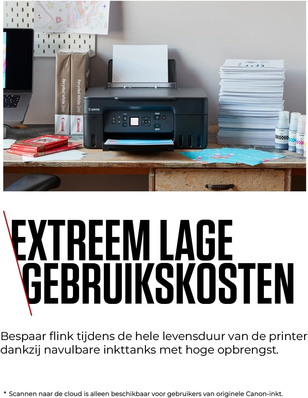 Canon PIXMA G3570 MegaTank Multifunctionele Inkjetprinter