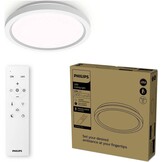 Philips LED Plafondlamp 30 cm met Afstandsbediening - Dimbaar en Instelbaar Wit Licht - Rond Wit