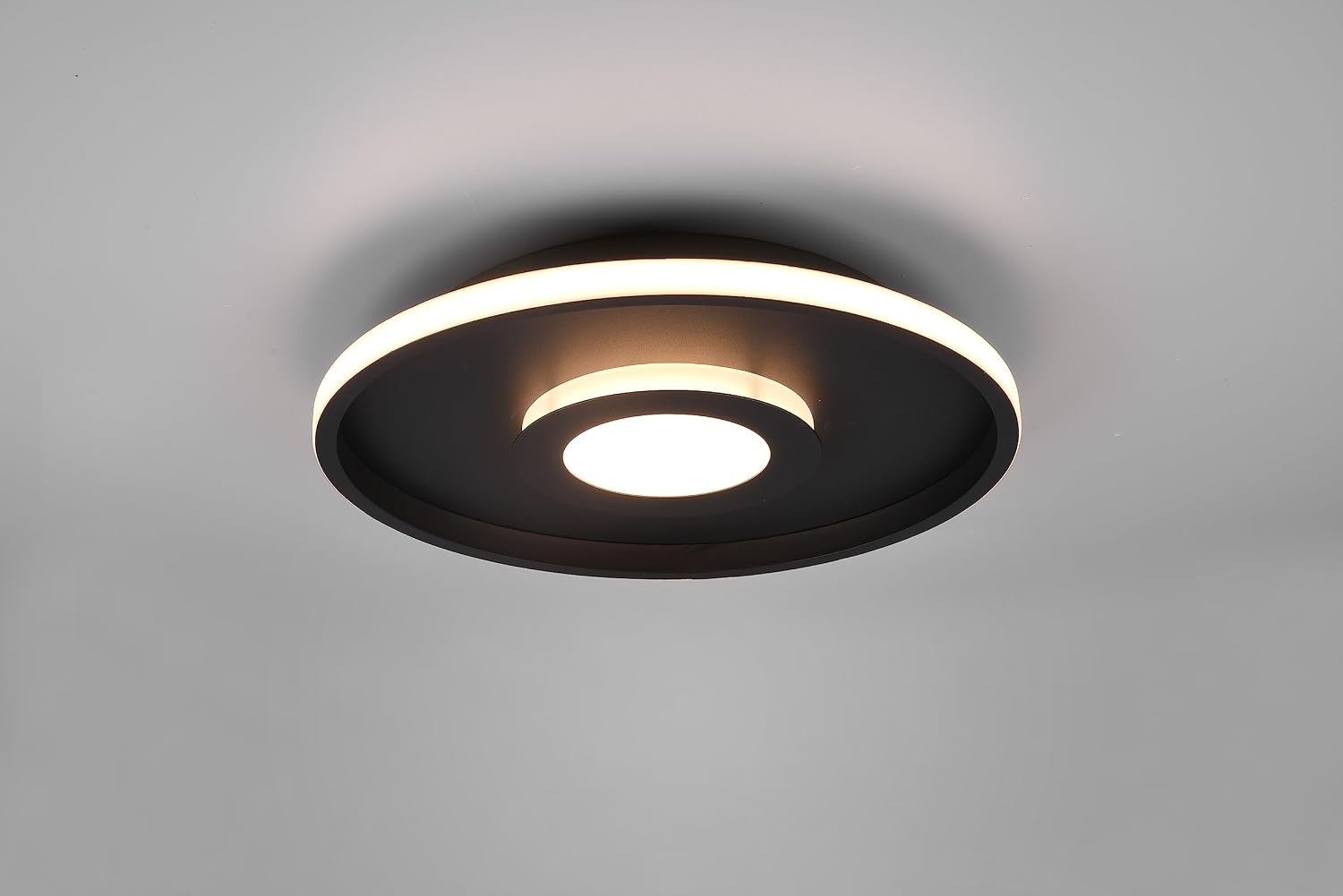 Trio Ascari Plafondlamp - Badkamerverlichting - Ø 40 cm - Mat Zwart