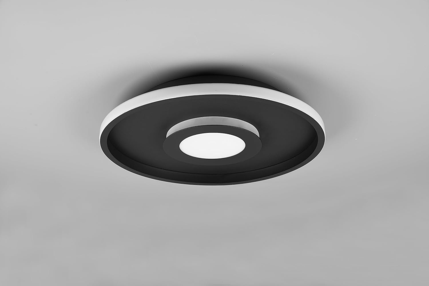Trio Ascari Plafondlamp - Badkamerverlichting - Ø 40 cm - Mat Zwart