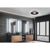 Trio Ascari Plafondlamp - Badkamerverlichting - Ø 40 cm - Mat Zwart