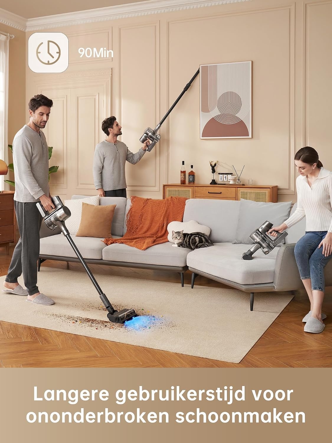 DREAME R20 Snoerloze stofzuiger,22 000 Pa /190AW krachtige zuigkracht