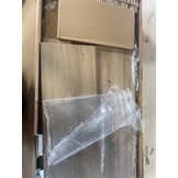 vidaXL Eettafel 120x60x76 cm bewerkt hout artisanaal eikenkleur