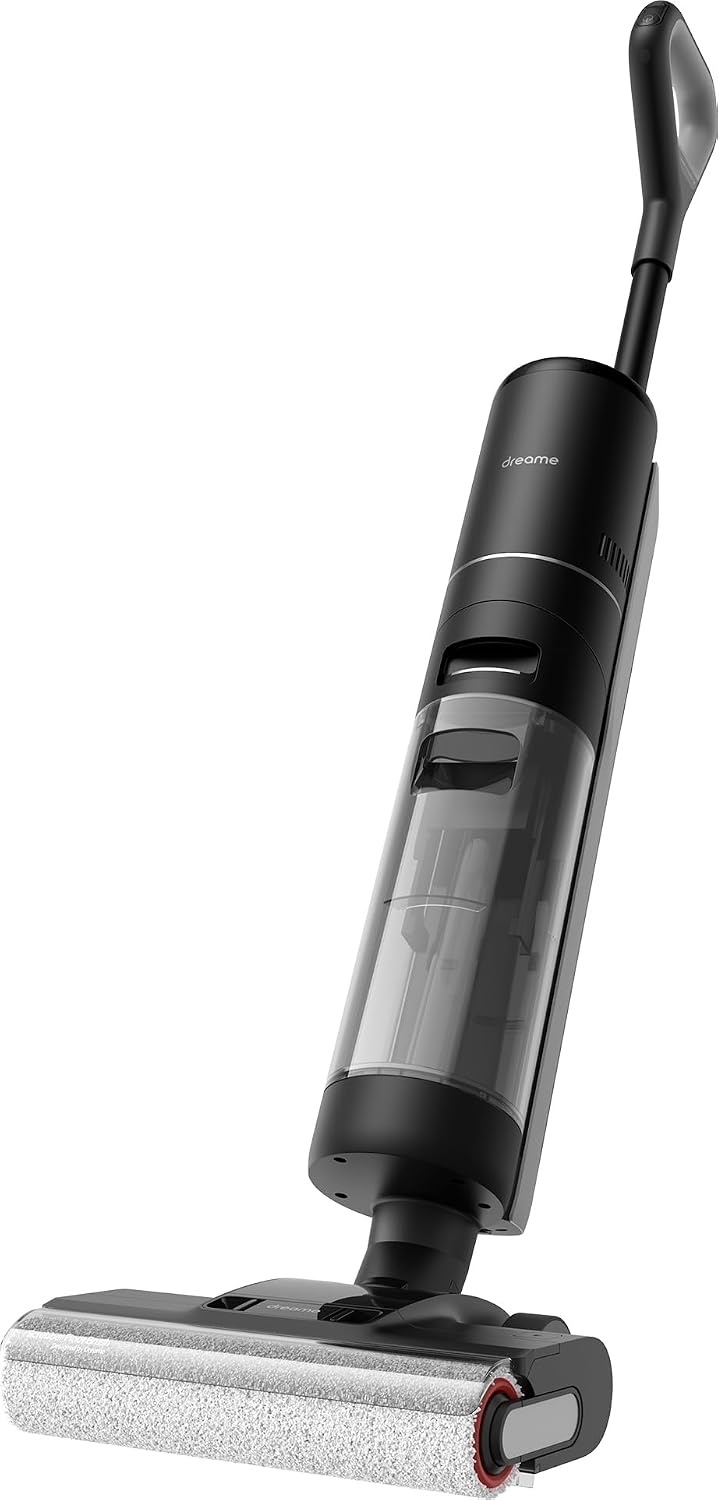 Dreame H12 Pro Draadloze Steelstofzuiger en Dweil - Zwart - Nat en Droog Reinigen