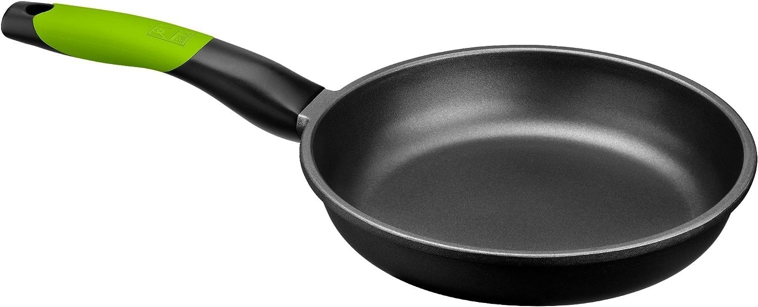BRA Prior Pan, 20 cm, van gegoten aluminium, met antiaanbaklaag, Teflon Classic, geschikt voor alle soorten keukens, inclusief inductie, PFOA-vrij - Maat 20 cm
