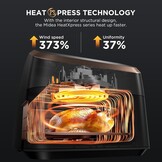 Midea Heteluchtfriteuse, 8 in 1, frituren, braden, bakken, opwarmen, dehydreren - Maat 8.5 L