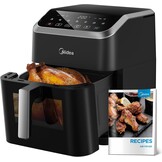 Midea Heteluchtfriteuse, 8 in 1, frituren, braden, bakken, opwarmen, dehydreren - Maat 8.5 L