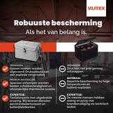 VLITEX Accu-veiligheidsbox XL – hittebestendige opbergdoos