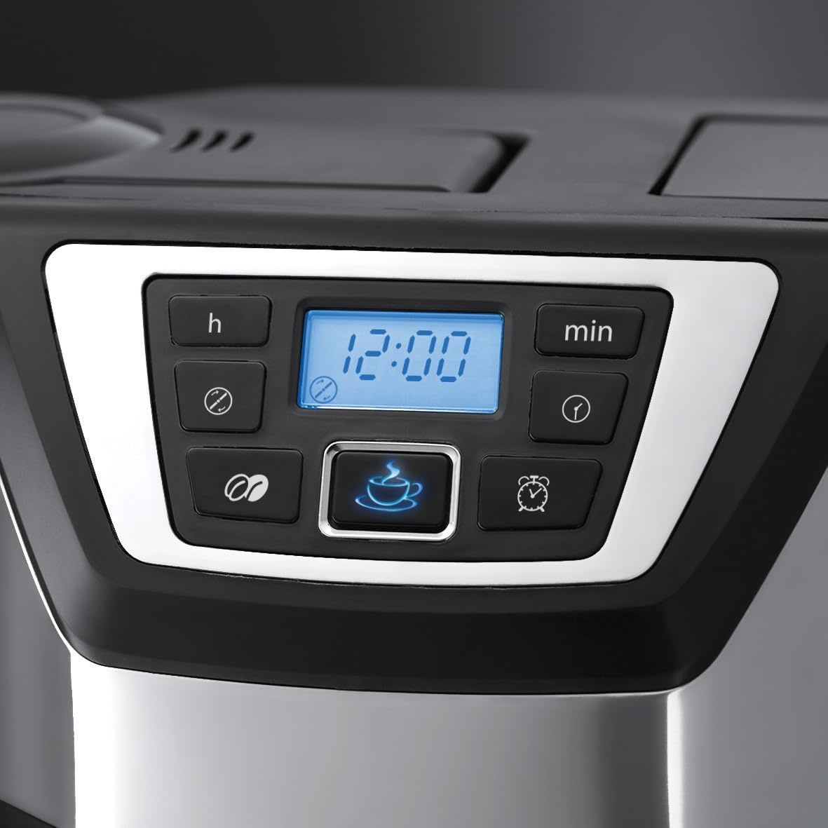 Russell Hobbs Victory Koffiezetapparaat met Bonenmaler - 12 kopjes - 1,5 liter - Zwart