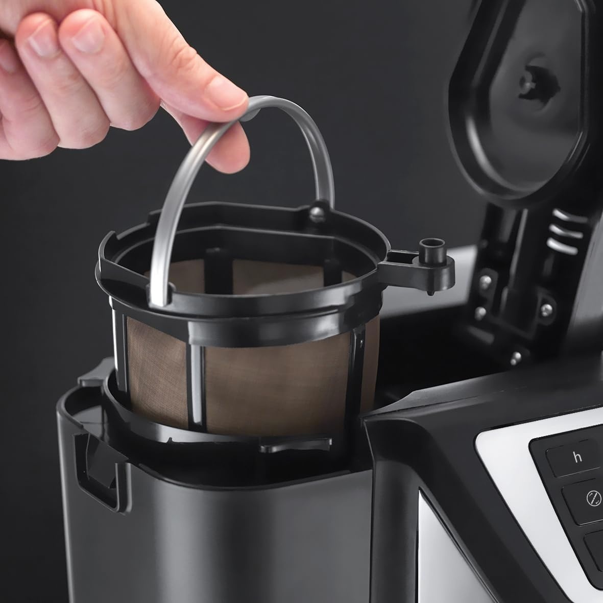 Russell Hobbs Victory Koffiezetapparaat met Bonenmaler - 12 kopjes - 1,5 liter - Zwart