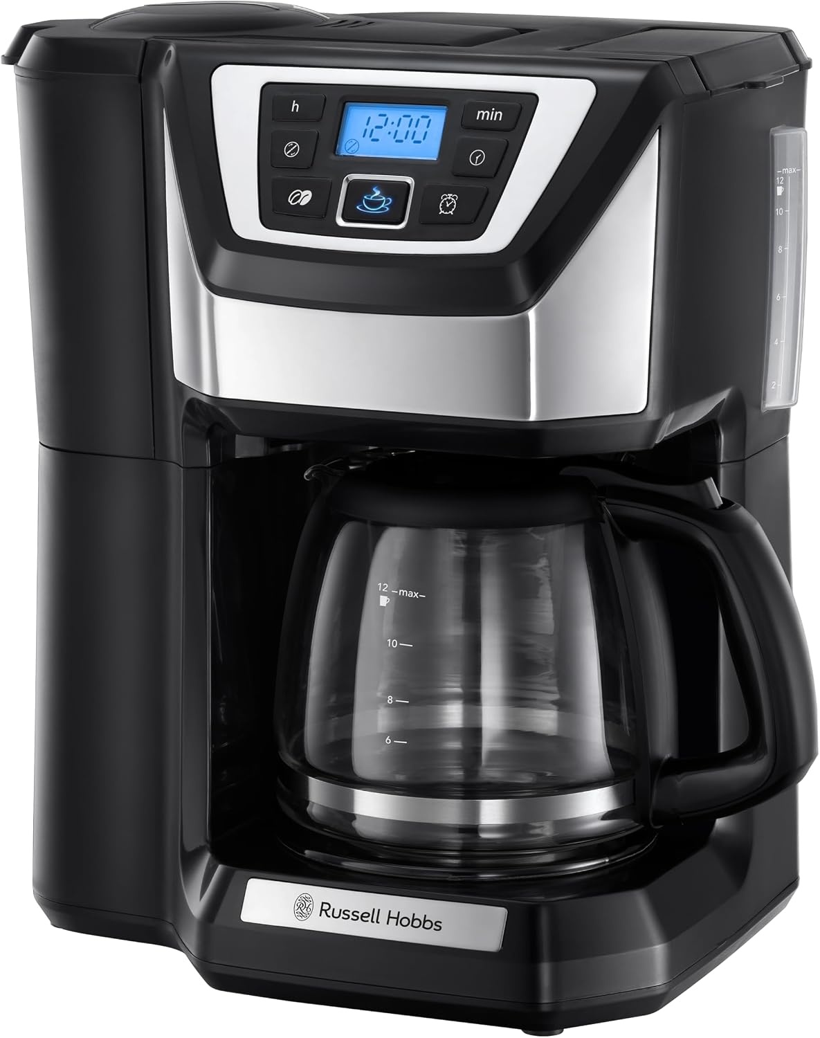Russell Hobbs Victory Koffiezetapparaat met Bonenmaler - 12 kopjes - 1,5 liter - Zwart