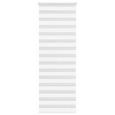vidaXL Zebra rolgordijn 75x200 cm stofbreedte 70,9 cm polyester wit