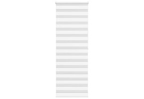 vidaXL Zebra rolgordijn 75x200 cm stofbreedte 70,9 cm polyester wit