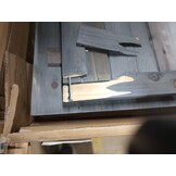 vidaXL Tuinschuur 55x52x112 cm massief vurenhout antracietkleurig