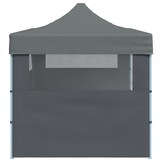 vidaXL Partytent pop-up inklapbaar met zijwanden 3x6 m antraciet