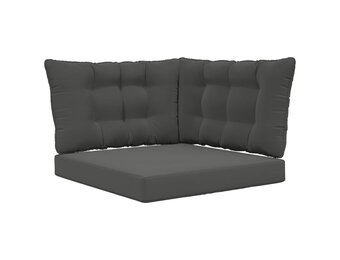 Buitenbankkussen Polyester Antraciet 68,5 x 68,5 cm - 33% Korting