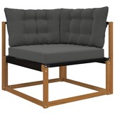 Buitenbankkussen Polyester Antraciet 68,5 x 68,5 cm - 33% Korting